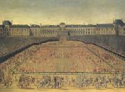 Louis XIV s Grande Carrousel (mk05) oil painting artist